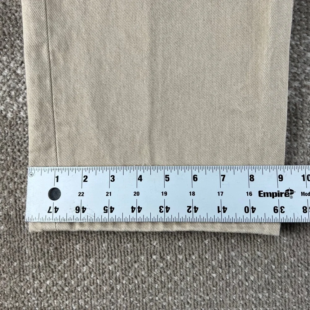Levis 501XX Straight Fit Jeans Men 42x34 Beige Tan Cotton Denim Pants Button Fly
